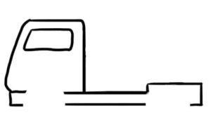 水泥车简笔画