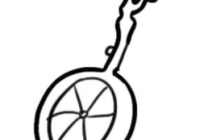 自行车简笔画