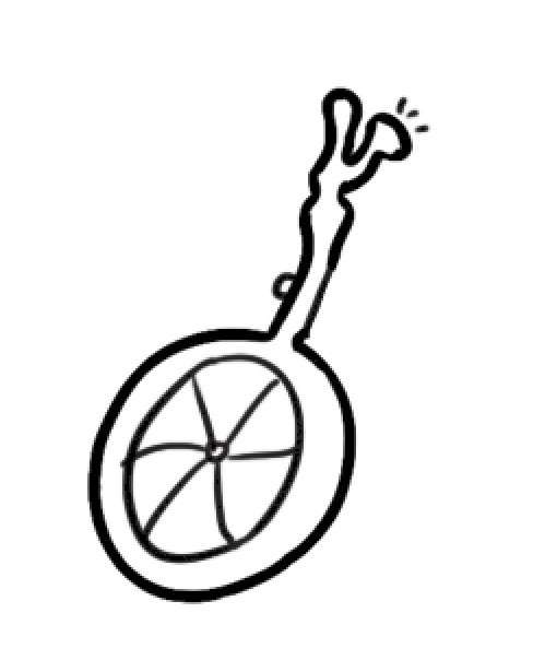 自行车简笔画