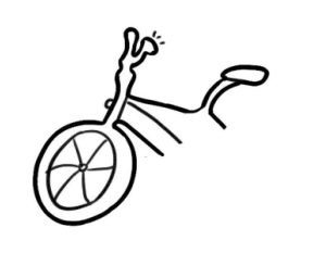 自行车简笔画