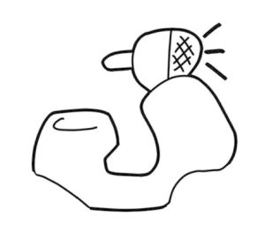 摩托车简笔画