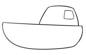 船简笔画