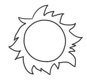 太阳简笔画