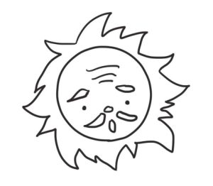 太阳简笔画