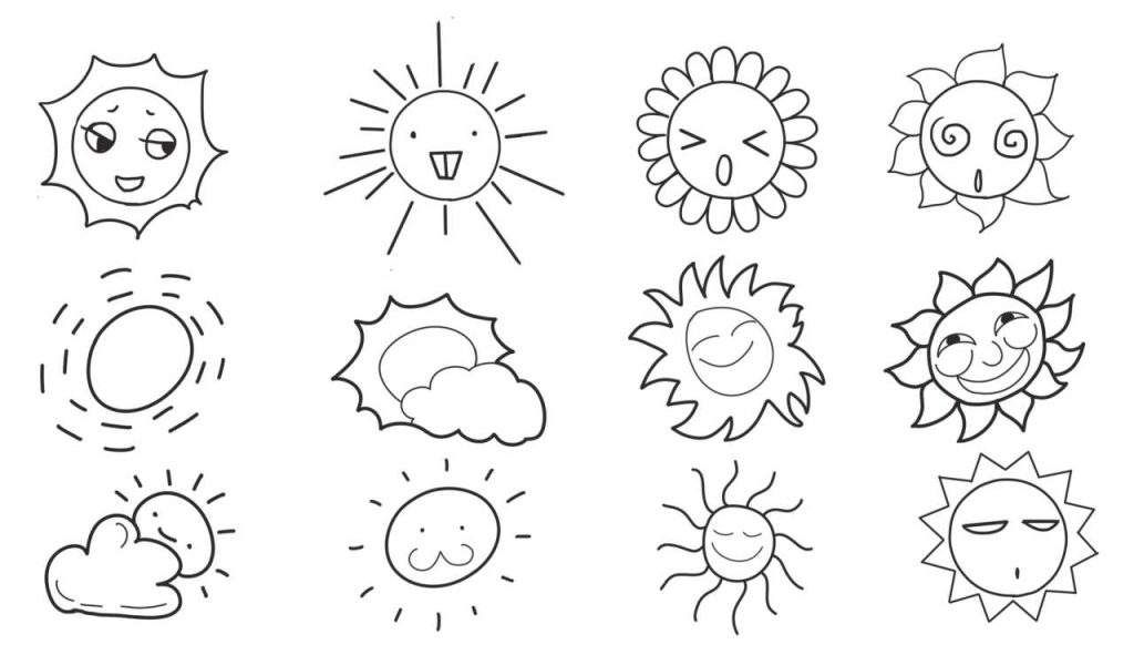 太阳简笔画