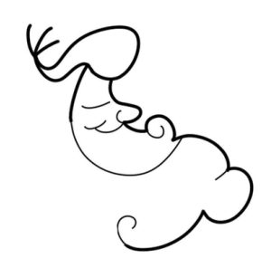 月亮简笔画