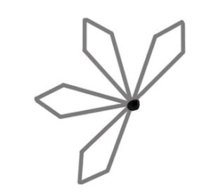 雪花简笔画