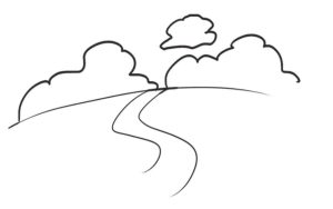 河流简笔画