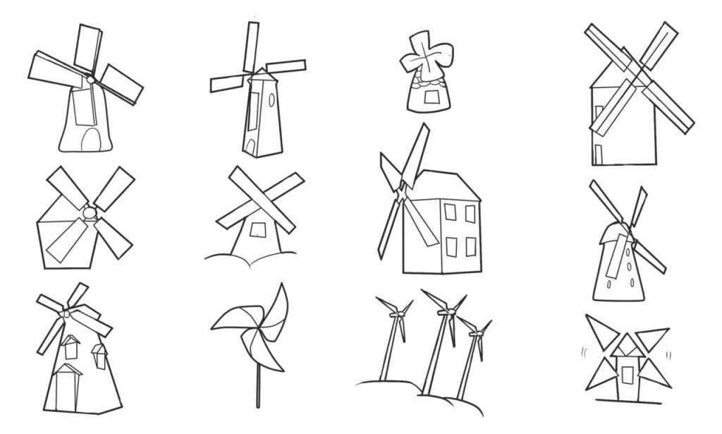 风车简笔画