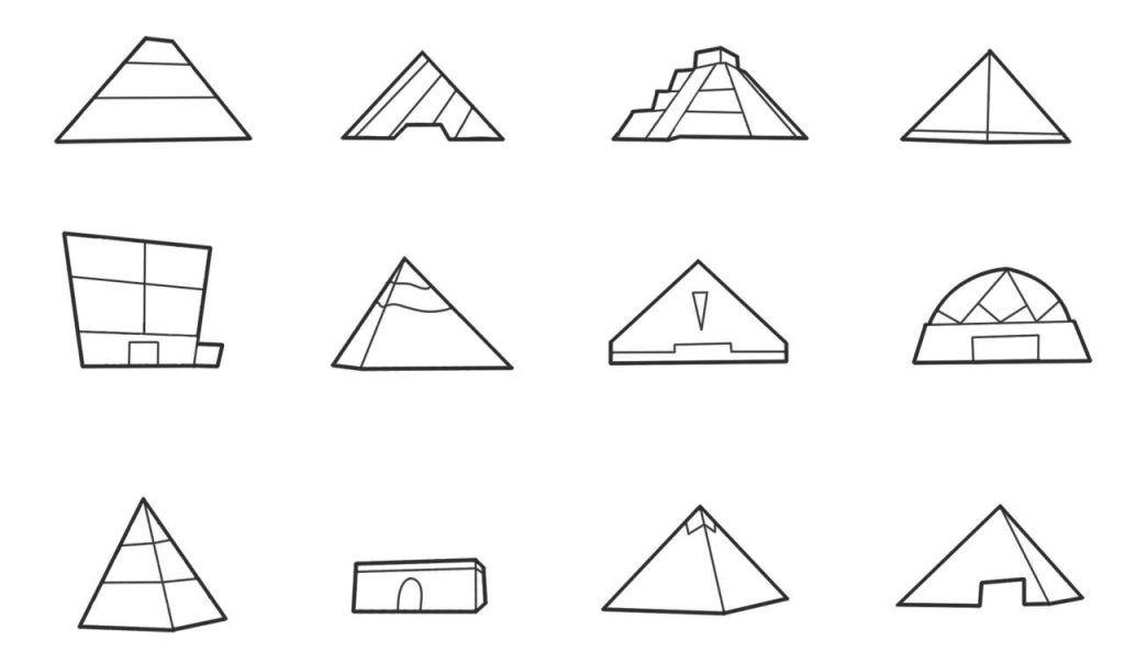 现代建筑简笔画