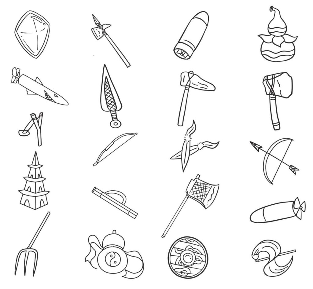 武器简笔画