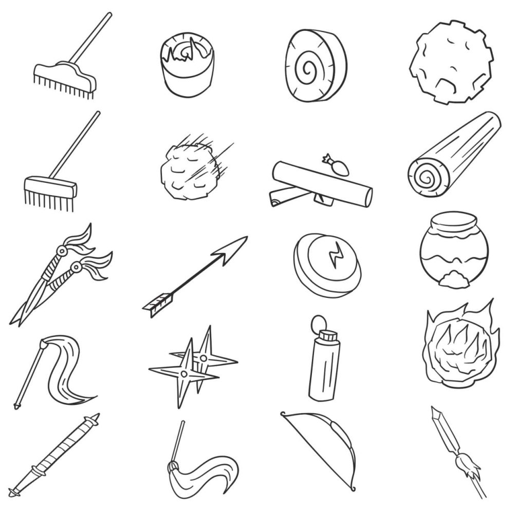 武器简笔画