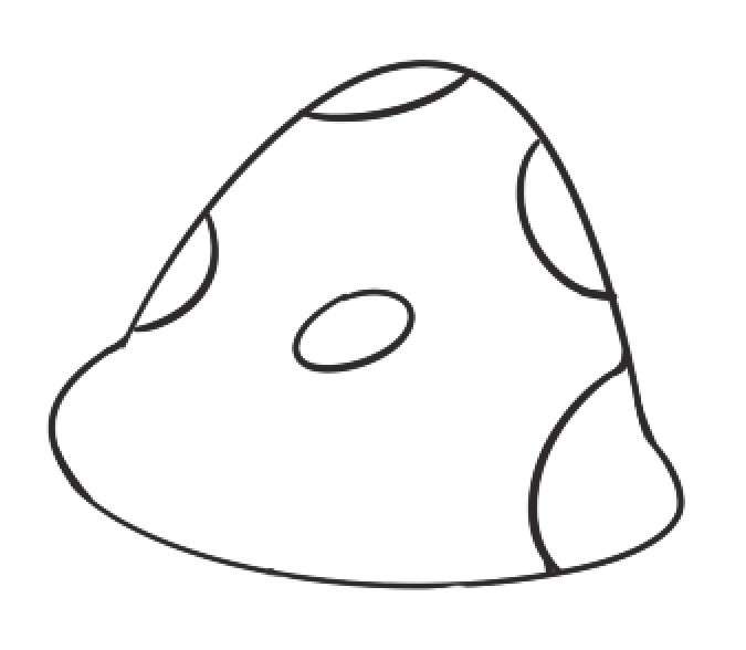 蘑菇简笔画