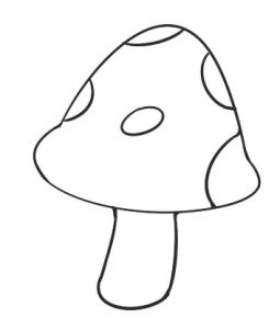 蘑菇简笔画