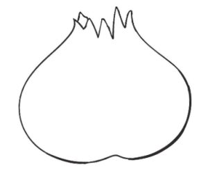 大蒜简笔画