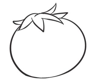 西红柿简笔画