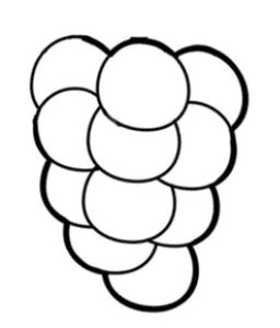 葡萄简笔画