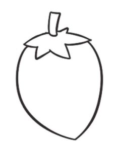 草莓简笔画