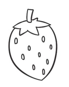 草莓简笔画