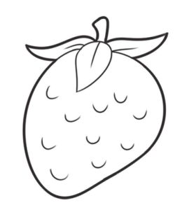 草莓简笔画