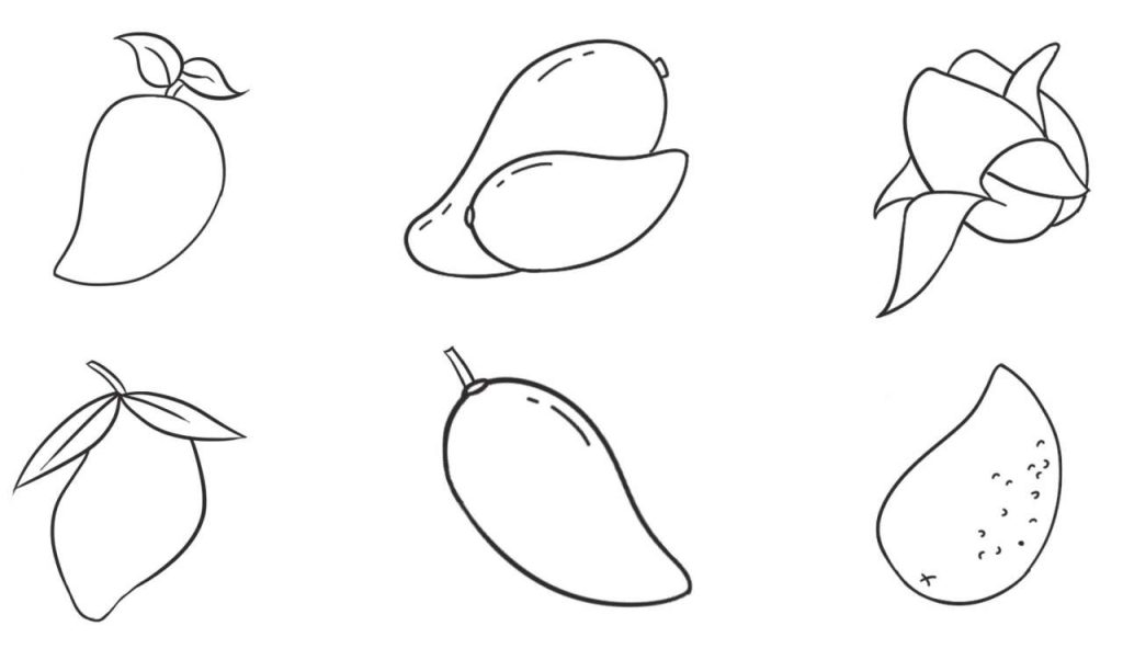 芒果简笔画