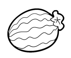 西瓜简笔画