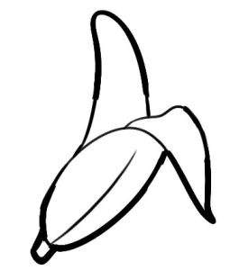 香蕉简笔画