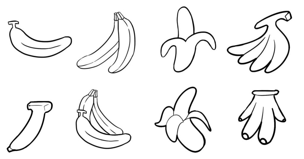 香蕉简笔画