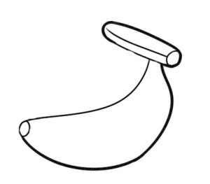香蕉简笔画