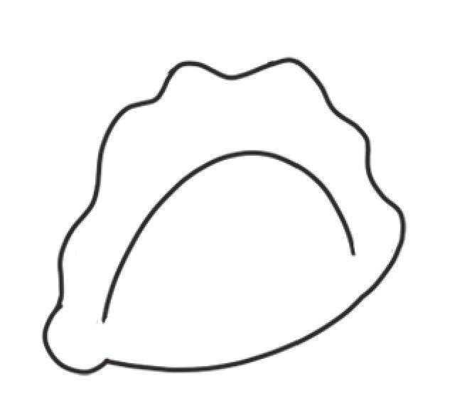 饺子简笔画