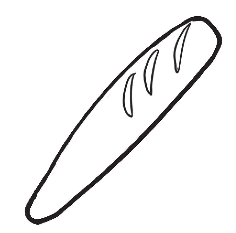 面包简笔画