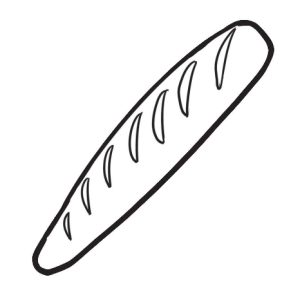 面包简笔画