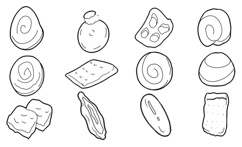面包简笔画