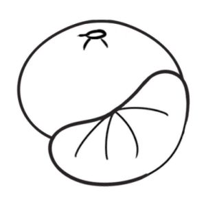 橘子简笔画