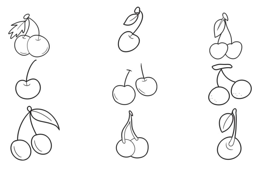 樱桃简笔画