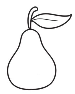 梨子简笔画