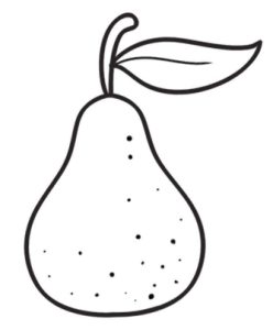 梨子简笔画
