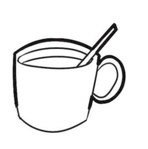 饮料简笔画