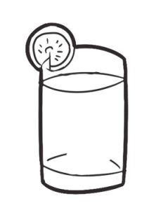 饮料简笔画