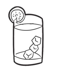 饮料简笔画
