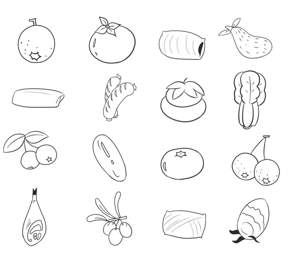 食物简笔画