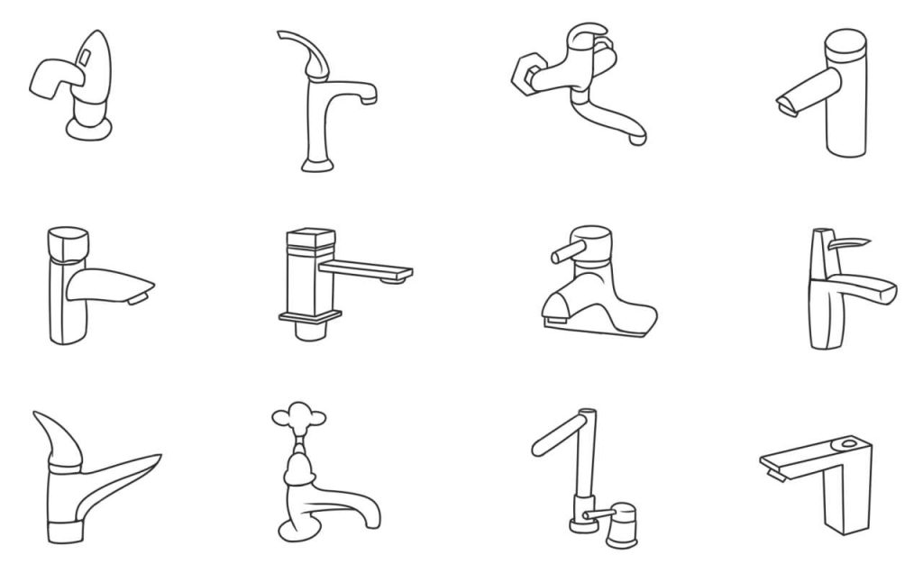 水龙头简笔画