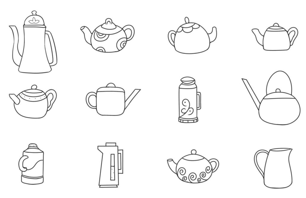 茶壶简笔画