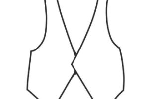 马甲简笔画