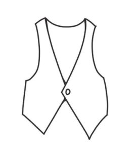 马甲简笔画