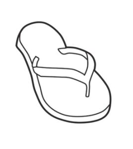 鞋子简笔画