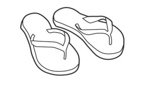 鞋子简笔画