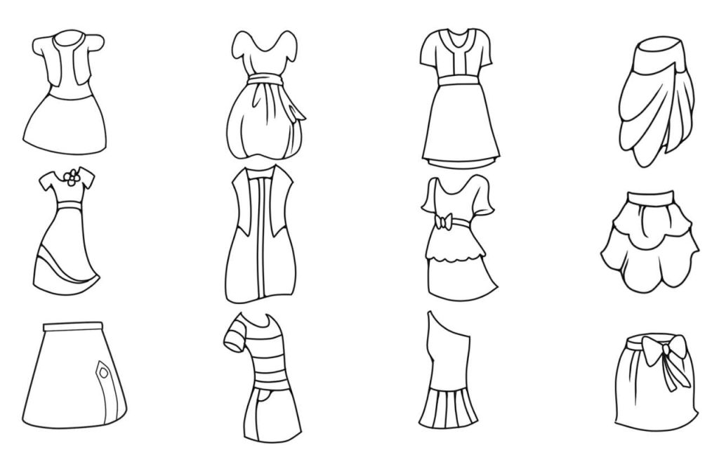 裙子简笔画