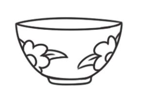 碗简笔画