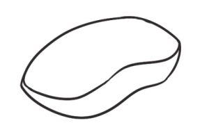 鼠标简笔画